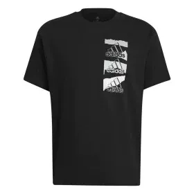 Men’s Short Sleeve T-Shirt Adidas Essentials Brandlove Black by Adidas, Men - Ref: S6468278, Price: 27,56 €, Discount: %