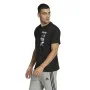 Men’s Short Sleeve T-Shirt Adidas Essentials Brandlove Black by Adidas, Men - Ref: S6468278, Price: 27,56 €, Discount: %