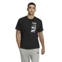 Men’s Short Sleeve T-Shirt Adidas Essentials Brandlove Black by Adidas, Men - Ref: S6468278, Price: 27,56 €, Discount: %