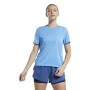 Camisola de Manga Curta Mulher Reebok Speedwick Azul Claro de Reebok, Mulher - Ref: S6468283, Preço: 22,41 €, Desconto: %