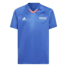 Camisola de Manga Curta Infantil Adidas Predator Azul de Adidas, Menino - Ref: S6468289, Preço: 22,76 €, Desconto: %