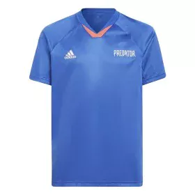 Maglia a Maniche Corte per Bambini Adidas Predator Azzurro di Adidas, Bambino - Rif: S6468289, Prezzo: 22,76 €, Sconto: %