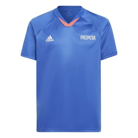 Kurzarm-T-Shirt für Kinder Adidas Predator Blau von Adidas, Junge - Ref: S6468289, Preis: 22,76 €, Rabatt: %