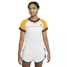 Camisola de Manga Curta Mulher Nike Court Dri-Fit Slam Branco de Nike, Mulher - Ref: S6468296, Preço: 59,13 €, Desconto: %