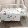 Jeu de draps HappyFriday HF Mini Savanna Multicouleur Lit de bébé 2 Pièces de HappyFriday, Linge de lit pour berceaux - Réf :...