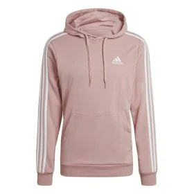 Men’s Hoodie Adidas Essentials Wonder Mauve 3 Stripes Pink by Adidas, Men - Ref: S6469095, Price: 49,48 €, Discount: %