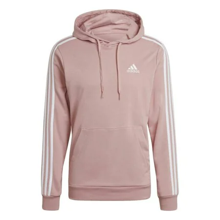 Sudadera con Capucha Hombre Adidas Essentials Wonder Mauve 3 Stripes Rosa de Adidas, Hombre - Ref: S6469095, Precio: 49,48 €,...