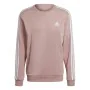 Men’s Sweatshirt without Hood Adidas Essentials French Terry 3 Stripes Pink by Adidas, Men - Ref: S6469100, Price: 50,14 €, D...