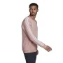 Men’s Sweatshirt without Hood Adidas Essentials French Terry 3 Stripes Pink by Adidas, Men - Ref: S6469100, Price: 50,14 €, D...