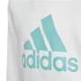 Polar com Capuz Criança Adidas Azul Branco de Adidas, Menino - Ref: S6469119, Preço: 39,06 €, Desconto: %