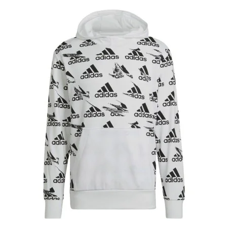 Sweat à capuche homme Adidas Essentials Brandlove Blanc de Adidas, Homme - Réf : S6469121, Prix : 47,34 €, Remise : %