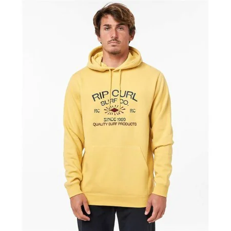 Sweat à capuche homme Rip Curl Radiate Jaune de Rip Curl, Homme - Réf : S6469129, Prix : 52,08 €, Remise : %