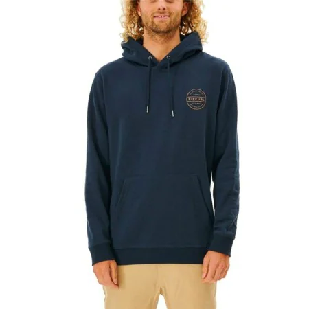 Sudadera con Capucha Hombre Rip Curl Re Entry Azul marino de Rip Curl, Hombre - Ref: S6469133, Precio: 51,17 €, Descuento: %