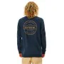 Men’s Sweatshirt without Hood Rip Curl Re Entry Crew Navy Blue by Rip Curl, Men - Ref: S6469135, Price: 45,12 €, Discount: %