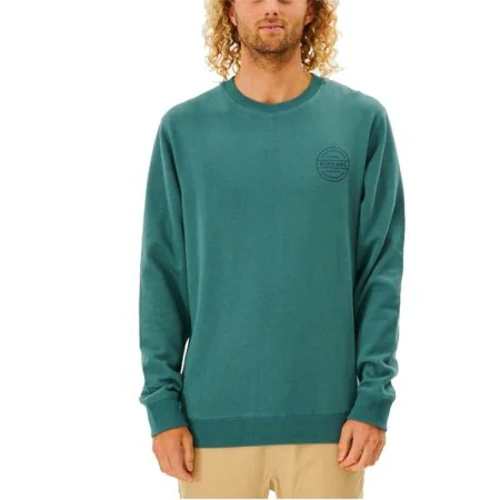 Men’s Sweatshirt without Hood Rip Curl Re Entry Crew Blue by Rip Curl, Men - Ref: S6469136, Price: 47,73 €, Discount: %