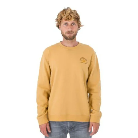 Men’s Sweatshirt without Hood Hurley No Bummers Ocre by Hurley, Men - Ref: S6469179, Price: 47,82 €, Discount: %