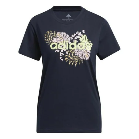 Camisola de Manga Curta Mulher Adidas Farm Print Graphic Azul escuro de Adidas, Mulher - Ref: S6469433, Preço: 22,41 €, Desco...