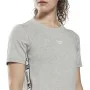 Maglia a Maniche Corte Donna Reebok Tape Pack Grigio di Reebok, Donna - Rif: S6469435, Prezzo: 18,43 €, Sconto: %