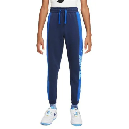 Calças de Treino Infantis Nike Sportswear Azul de Nike, Menino - Ref: S6469548, Preço: 40,08 €, Desconto: %