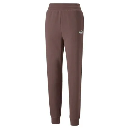 Calças de Treino para Adultos Puma Ess+ Embroidery High-Waist Castanho Mulher de Puma, Mulher - Ref: S6469563, Preço: 35,11 €...