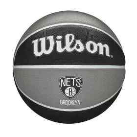 Basketball Ball Wilson Nba Team Tribute Brooklyn Nets Black Natural rubber One size 7 by Wilson, Basketballs - Ref: S6469860,...