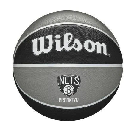 Bola de Basquetebol Wilson Nba Team Tribute Brooklyn Nets Preto Borracha natural Tamanho único 7 de Wilson, Bolas - Ref: S646...