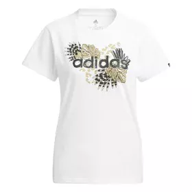 Maglia a Maniche Lunghe Donna Adidas Print Graphic Bianco di Adidas, Donna - Rif: S6469954, Prezzo: 26,37 €, Sconto: %