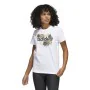 Maglia a Maniche Lunghe Donna Adidas Print Graphic Bianco di Adidas, Donna - Rif: S6469954, Prezzo: 26,37 €, Sconto: %