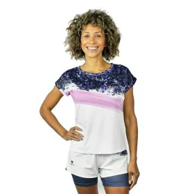 T-shirt à manches courtes femme Cartri Bastet Rose Lila Blanc Padel de Cartri, Femme - Réf : S6470020, Prix : 20,88 €, Remise...