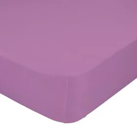 Fitted sheet HappyFriday BASIC KIDS Lilac 60 x 120 x 14 cm by HappyFriday, Sheets and pillowcases - Ref: D1614051, Price: 9,2...