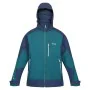 Men's Sports Jacket Regatta Hewitts VII Blue Green Hood by Regatta, Warm clothing - Ref: S6470380, Price: 64,14 €, Discount: %