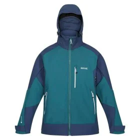 Men's Sports Jacket Regatta Hewitts VII Blue Green Hood by Regatta, Warm clothing - Ref: S6470380, Price: 64,14 €, Discount: %