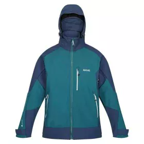 Men's Sports Jacket Regatta Hewitts VII Blue Green Hood by Regatta, Warm clothing - Ref: S6470380, Price: 64,14 €, Discount: %