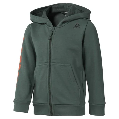 Chaqueta Deportiva para Niños Reebok Elements Full Verde de Reebok, Ropa de abrigo - Ref: S6470394, Precio: 30,71 €, Descuent...