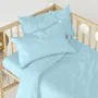 Fitted sheet HappyFriday BASIC KIDS Blue 60 x 120 x 14 cm by HappyFriday, Sheets and pillowcases - Ref: D1614052, Price: 9,44...