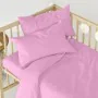 Sábana Bajera HappyFriday BASIC KIDS Rosa 70 x 140 x 14 cm de HappyFriday, Sábanas y fundas de almohada - Ref: D1614057, Prec...