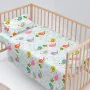 Conjunto de Lençóis HappyFriday Mr Fox Little Birds Multicolor Berço de Bebé 2 Peças de HappyFriday, Roupa de cama para berço...