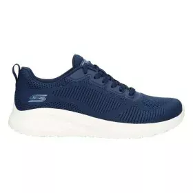 Chaussures de sport pour femme Skechers Bobs Sport Squad Chaos Face Off Bleu foncé de Skechers, Baskets - Réf : S6471298, Pri...