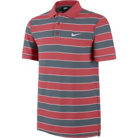 Polo de Manga Curta Homem Nike Matchup Stripe 2 Cinzento Vermelho de Nike, Homem - Ref: S6472000, Preço: 34,73 €, Desconto: %