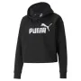 Felpa con Cappuccio Donna Puma Essentials Cropped Logo Nero di Puma, Donna - Rif: S6472003, Prezzo: 44,17 €, Sconto: %