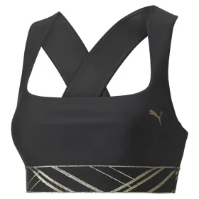 Soutien-gorge de Sport Puma Mid Impact Deco Glam Noir de Puma, Femme - Réf : S6472067, Prix : 29,06 €, Remise : %