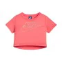 Camisola de Manga Curta Infantil Nike Youth Logo Coral de Nike, Menina - Ref: S6472108, Preço: 24,18 €, Desconto: %