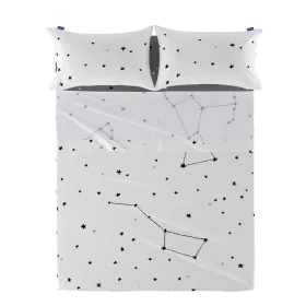 Lençol de cima HappyFriday Blanc Constellation Multicolor 160 x 270 cm (Estrelas) de HappyFriday, Lençóis e capas de almofada...