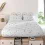 Drap HappyFriday Blanc Constellation Multicouleur 160 x 270 cm (Etoiles) de HappyFriday, Draps et taies d'oreiller - Réf : D1...