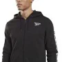 Men's Sports Jacket Reebok Identity Tape FZ Black by Reebok, Warm clothing - Ref: S6483603, Price: 46,50 €, Discount: %