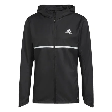 Casaco de Desporto para Homem Adidas Own the Run Preto de Adidas, Roupa de abrigo - Ref: S6483609, Preço: 29,40 €, Desconto: %