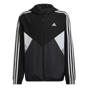 Children's Sports Jacket Adidas Coupe-Vent Colorblock Black by Adidas, Warm clothing - Ref: S6483623, Price: 41,22 €, Discoun...