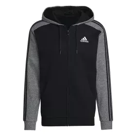 Casaco de Desporto para Homem Adidas Mélange French Terry Preto de Adidas, Roupa de abrigo - Ref: S6483629, Preço: 53,31 €, D...