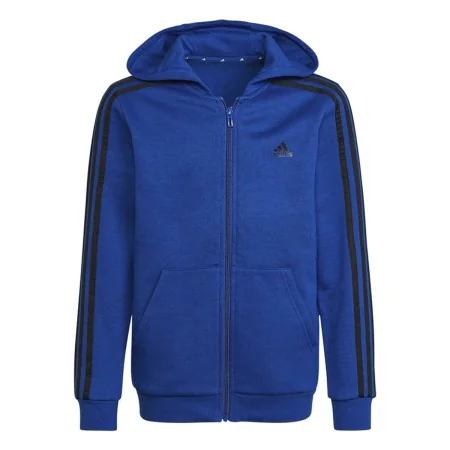 Sportjacke für Kinder Adidas Essentials 3 Blau von Adidas, Warme Kleidung - Ref: S6483659, Preis: 42,14 €, Rabatt: %