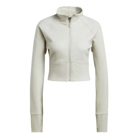 Casaco de Desporto para Mulher Adidas Aeroready Studio Bege de Adidas, Roupa de abrigo - Ref: S6483687, Preço: 59,75 €, Desco...